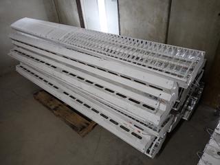 Fluorescent Shop Lights. 7 ft x 8 in x 11 in.