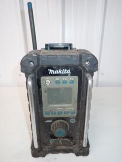 Makita Radio - Missing Rack Cover, No Battery. (2-G-4)