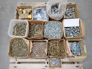 Assorted Pallet Of Washers, Nuts, Bolts, Etc. (WH)