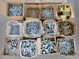 Assorted Pallet Of Washers, Nuts, Bolts, Etc. (WH)