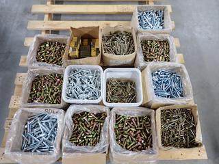 Assorted Pallet of Nuts, Bolts, Etc. (WH)