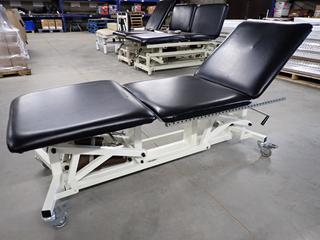 Midland MFG Model 6011-CE, 3-Section Hi-Lo Treatment Table (WH).