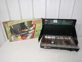 Coleman 2-Burner Perfect Flow Portable Stove. (9-B-2)