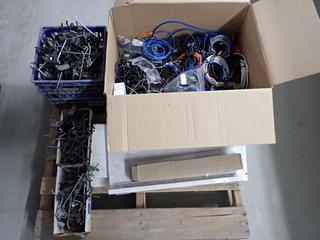 Quantity of Display Hooks & Assorted Cables. (8-N-8)