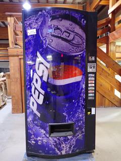 Vendo 475 Automatic Drink Vending Machine. S/N 053128, 115V-60Hz, 9.0 AMP, 1PS, Key In Office. (AUD)