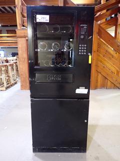 Snackshop CS12 Automatic Snack Vending Machine. S/N CS-0110588. 115V-60Hz, 3 AMP, Key For Top, Key In Office. (AUD)