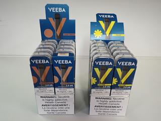 Veebee M0012 Assorted Disposable Vaping Devices. (26-A-1)