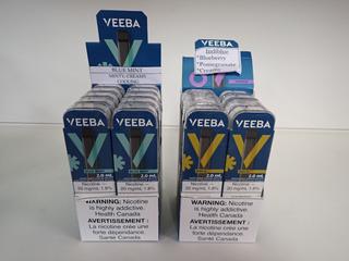 Veebee M0012 Assorted Disposable Vaping Devices. (26-A-1)