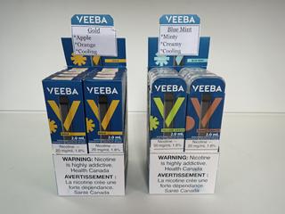 Veebee M0012 Assorted Disposable Vaping Devices. (26-A-1)