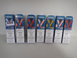 Veebee M0012 Assorted Disposable Vaping Devices. (26-A-1)