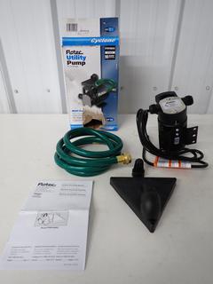 Flotec FP0F360AC 1/2 HP Multi-Purpose In Line Design Utility Pump. (3-E-3)