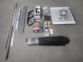 Assorted Items. Runner, Roof Vest, Wood Glue, Etc. (8-G-2)