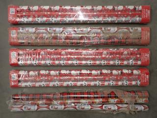 Quantity of Christmas Wrapping Paper. (4-L-2)