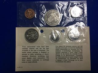 1971 Uncirculated Canadian Coin Set.