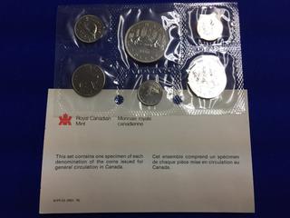 1980 Uncirculated Canadian Coin Set.