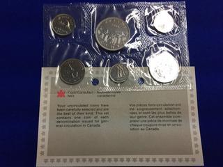 1984 Uncirculated Canadian Coin Set.