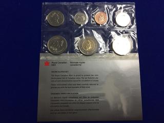 1999 Uncirculated Canadian Coin Set.