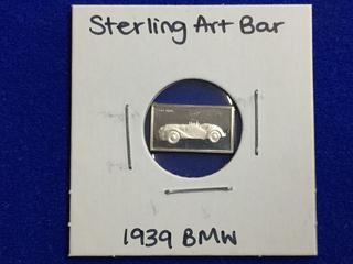 .925 Sterling Silver Art Bar - "1939 BMW".