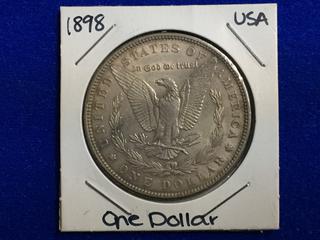 1898 United States One Dollar Coin.