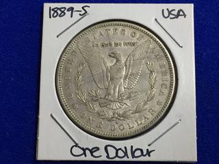 1889 United States One Dollar Coin.