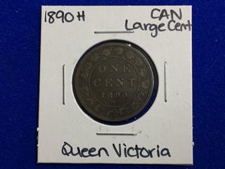 1890 Canada Large One Cent Coin.