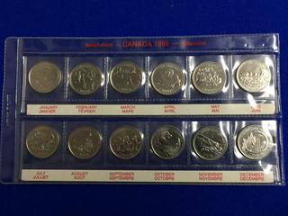 1999 Canada Millennium Coin Set.