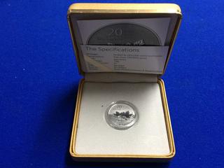 2012 Royal Canadian Mint Twenty Dollar .9999 Fine Silver Coin - "Maple Leaf".