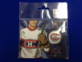 1909-2009 Royal Canadian Mint Fifty Cent Coin - "The Canadiens".