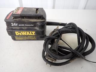 DeWalt DW0247 24V Ac/Dc Converter, 120V AC 50/60Hz 7.5A, Type 1. (2-B-1)