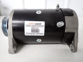 Parts World PW03-203 Tractor/Golf Cart/Pickup Truck Motor, Unused. (1-G-2)