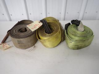 (3) Heavy Duty Tow Straps. (1-E-1)