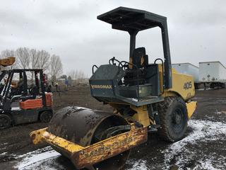 Vibromax W405D Single Drum Roller c/w 12.00R20 Rear Tires, Showing 618 Hours, SN JKC9601702
