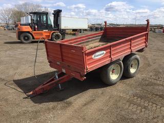 Provost P510/3S 8 Ft. 5 In. T/A  Dump Trailer c/w Pin Hitch, SN 10163