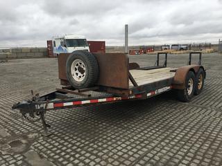 2006 Trailtech 18 Ft. Utility Trailer c/w Fold Out Ramps, 2 5/16 In. Ball, LT235/85R16 Tires, VIN 2CUL2TJ9462020829