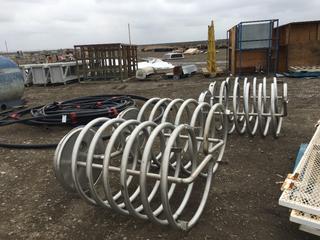 (4) Stainless Steel Coils for Heating Water Totes.