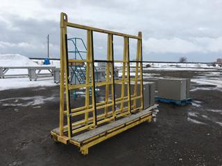 Steel A Frame Storage Rack 32in W x 96in L x 85in H.