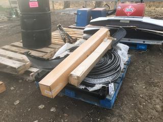 Quantity of B-93 Belts, (2) Radiators, Tailgate Cover and Emergency Lights.