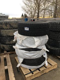 (4) Cooper Weather Master Tires 255/50 R20 M+S.