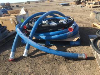 Quantity of Assorted Unused Hydraulic Hoses.