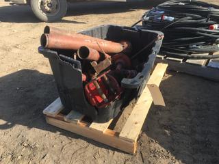 Bin of PTO and Tractor Parts.