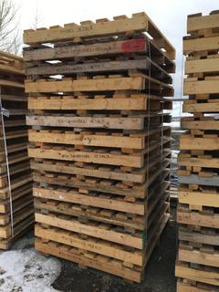 Quantity of Wooden Pallets, Approximately 44in x 48in.