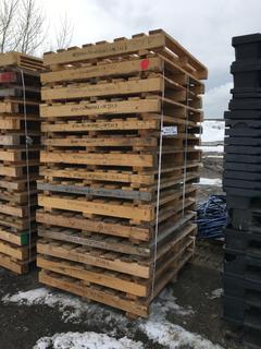 Quantity of Wooden Pallets, Approximately 44in x 48in.