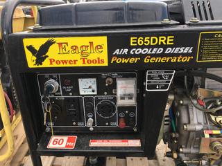 Eagle Portable Generator 60Hz 120V Air Cooled Diesel, Model# E65DRE.