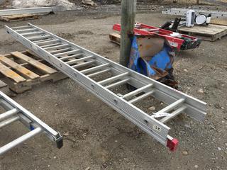 Aluminum 24ft Extension Ladder.