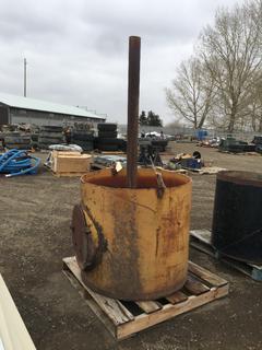 Wood Fired Stock Trough.