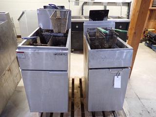 (1) Foster Commercial Deep Fryer, Model# GF-14SD and (1) Frymaster Commercial Deep Fryer, Model# FD-40N c/w (2) Baskets Ea. (AUD)