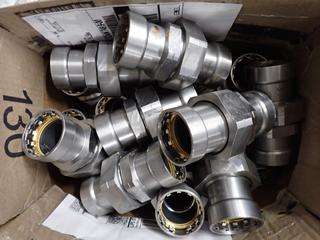 Quantity of Apollo 1 1/4in Compression Couplers. (9-N-3)