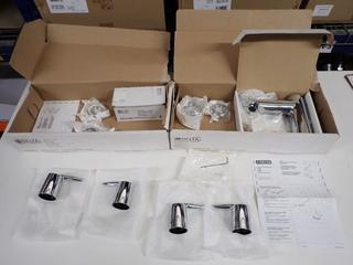 Delta Chrome Faucet and Extra Parts. (9-P-2)