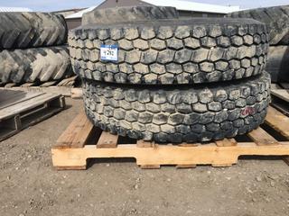 (2) Sailun S753 Tires 11 R24.5 Radial.