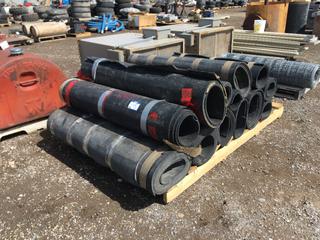 Quantity of Rolled Rubber Matting 4ft W.